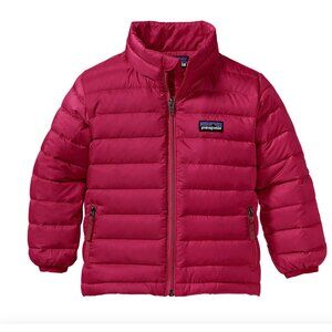 Patagonia Hot Pink Berry Baby Down Sweater Puffer 12-18M